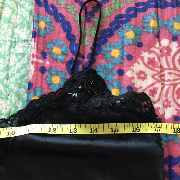 SOLD! Victoria’s Secret gold label black chemise - Picture 6 of 7